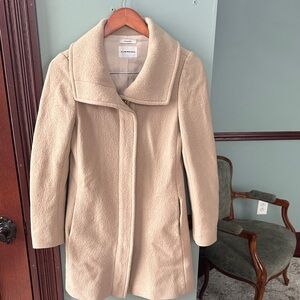 Club Monaco Light Tan Pea Coat